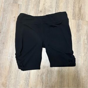 Gaiam Women's Black Biker Shorts Size XL